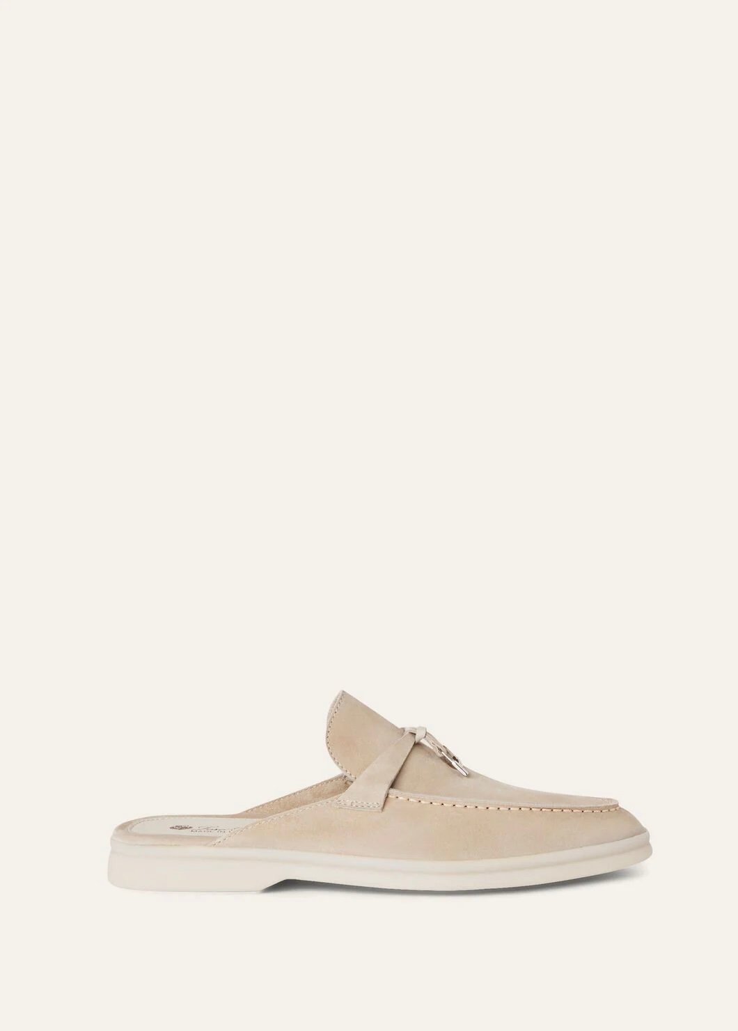 Babouche Charms Walk Goatskin Moccasin - Linen D746