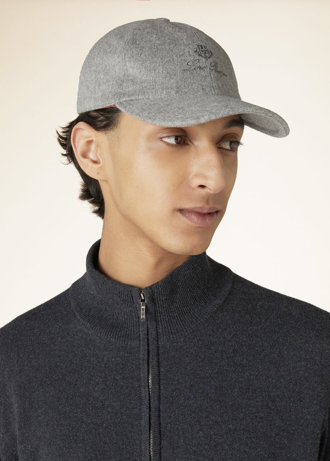 cashmere baseball cap - Vanilla Blend M004