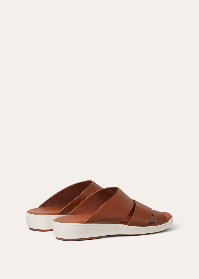 Palm bull leather sandal - Leather H02E
