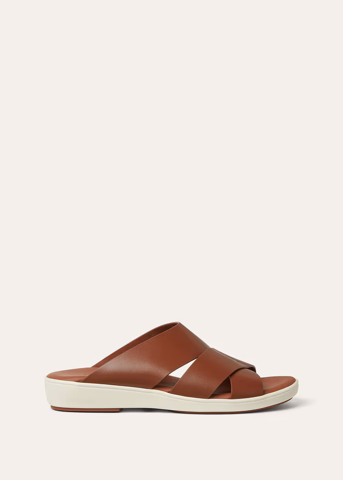 Palm bull leather sandal - Leather H02E