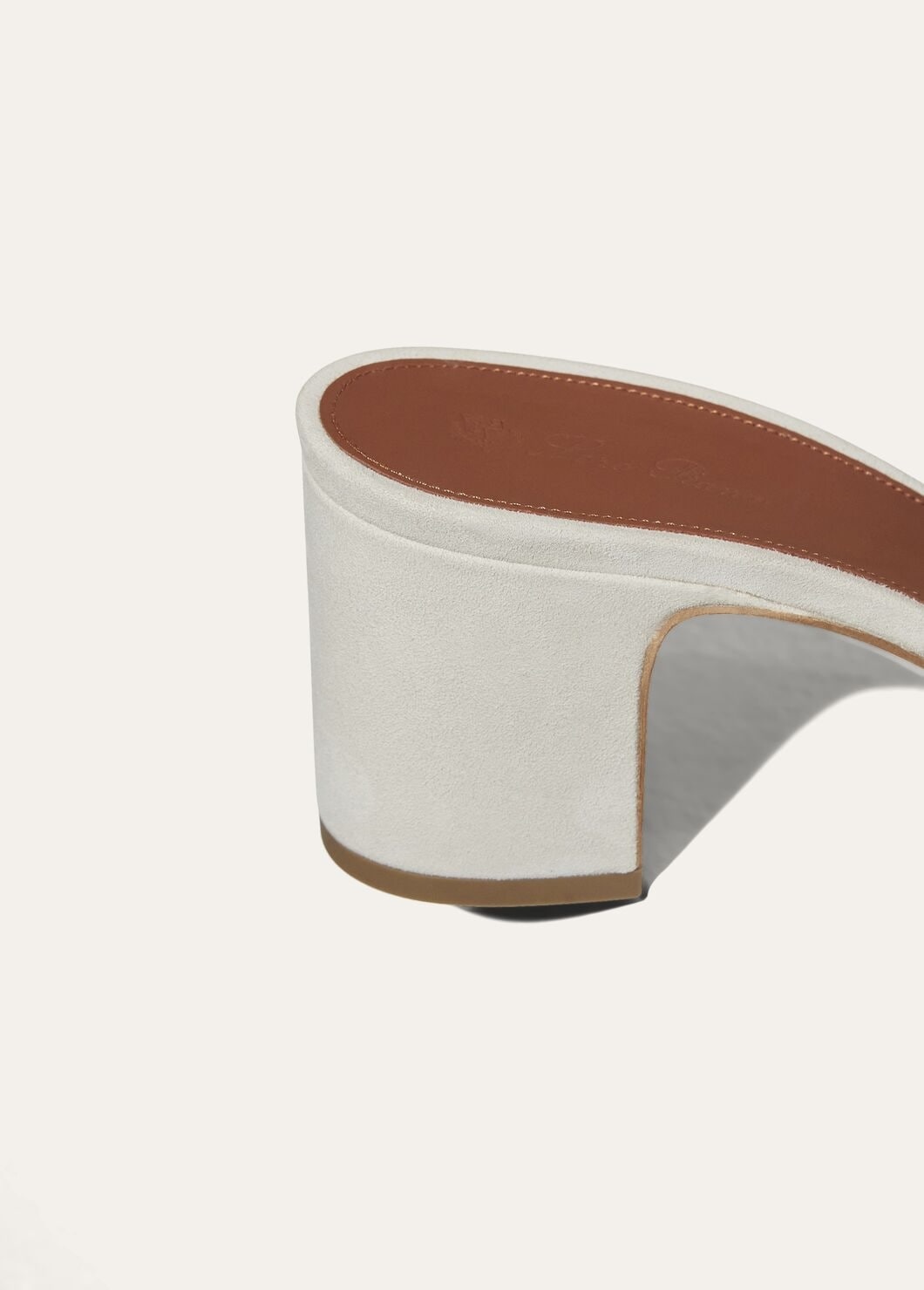 Summer Charms Suede Goatskin Sandal - Pearl Powder A760