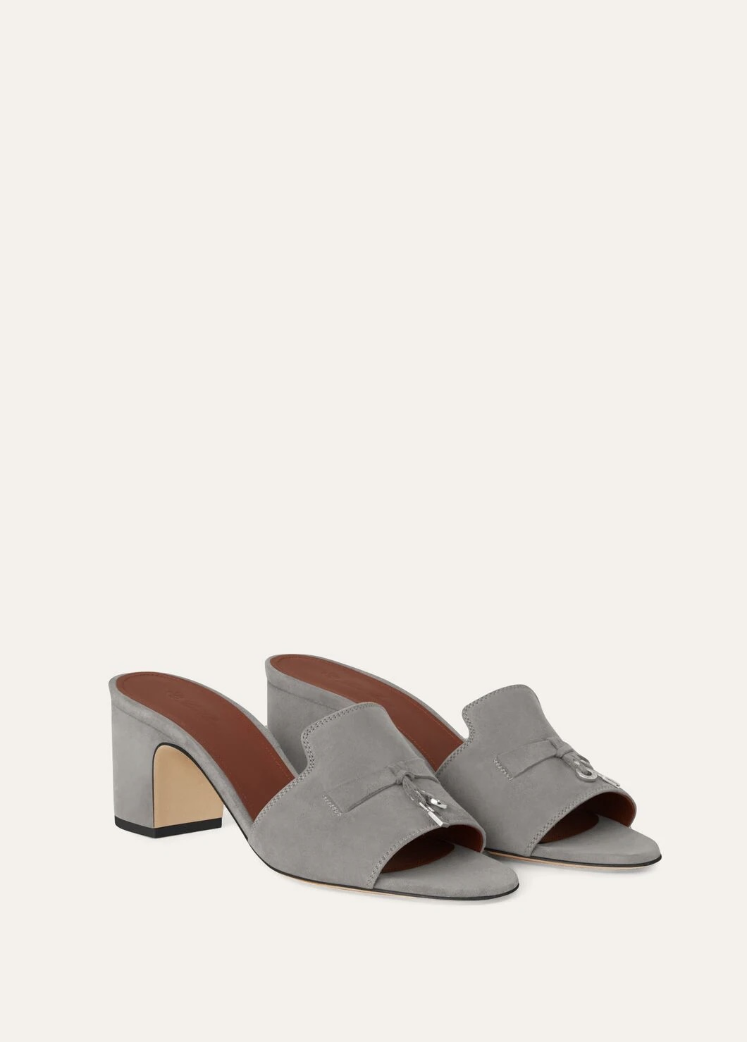 Summer Charms Suede Goatskin Sandal - War Grey 506Z