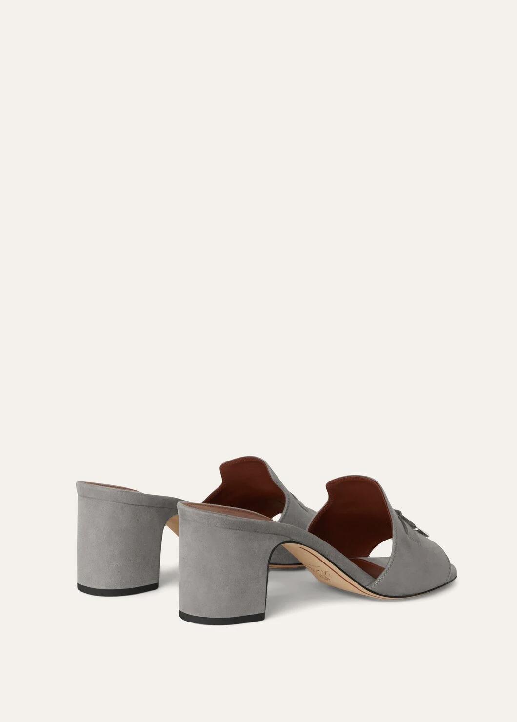 Summer Charms Suede Goatskin Sandal - War Grey 506Z