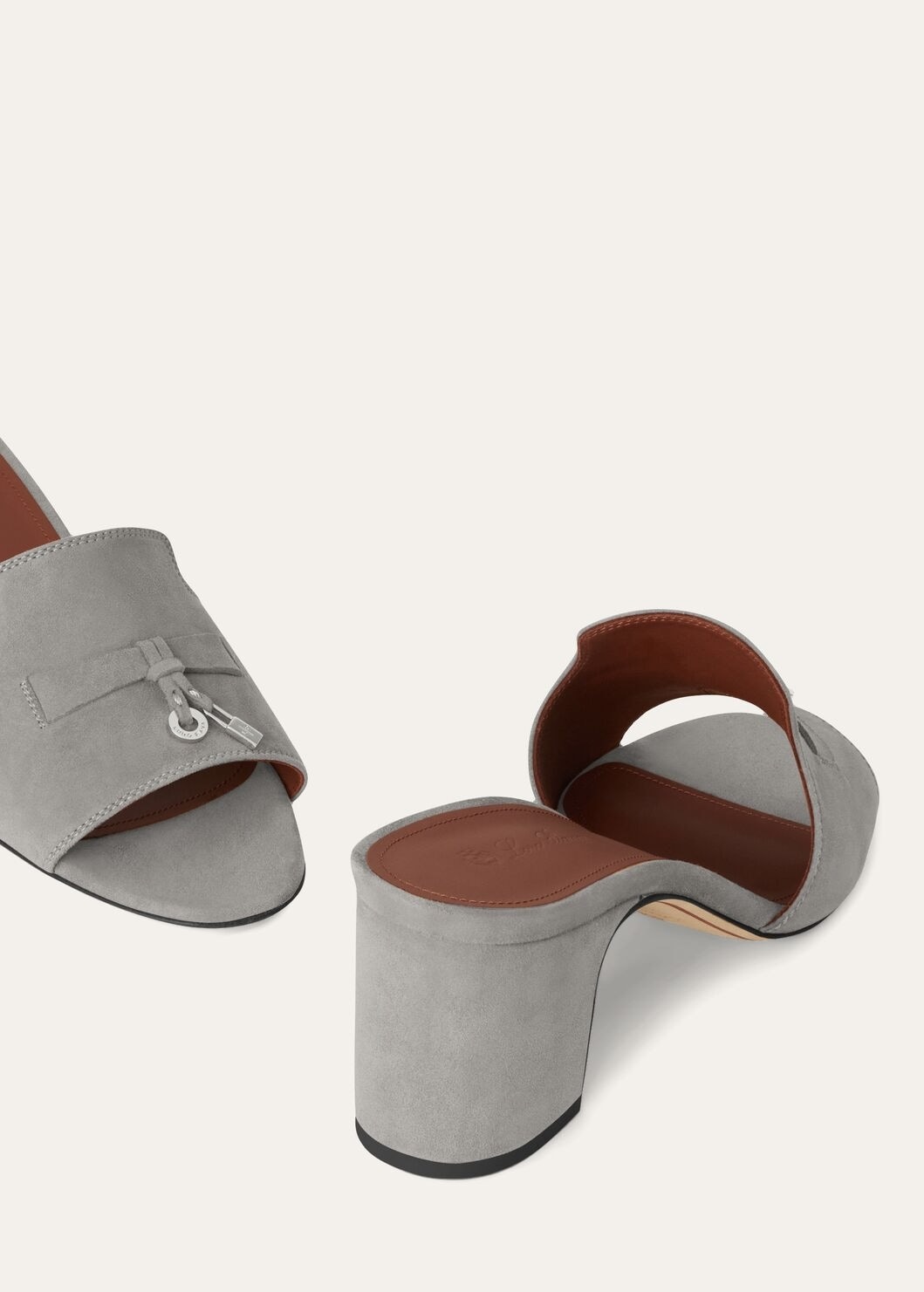 Summer Charms Suede Goatskin Sandal - War Grey 506Z