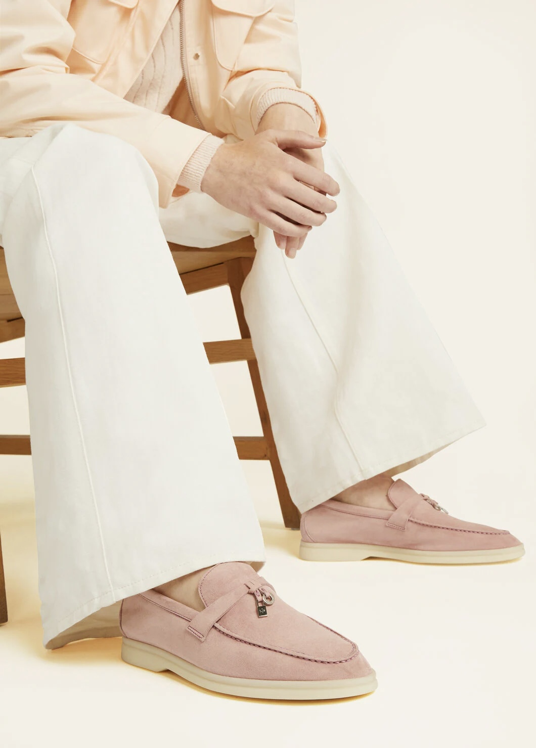 Summer Charms Walk Suede Moccasin - Blossoming Cherry 30AT