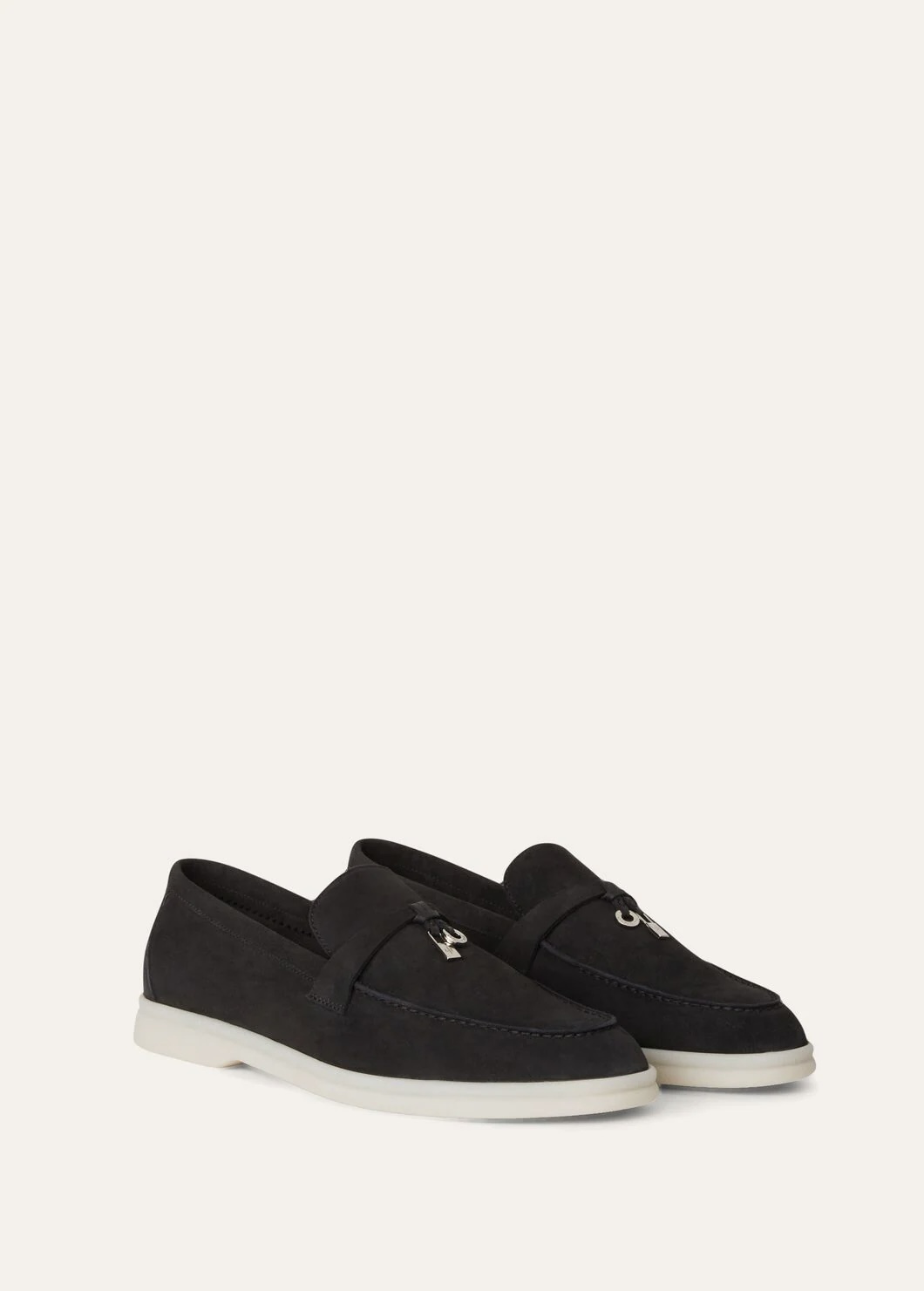 Summer Charms Walk Suede Moccasin - Caviar MB97