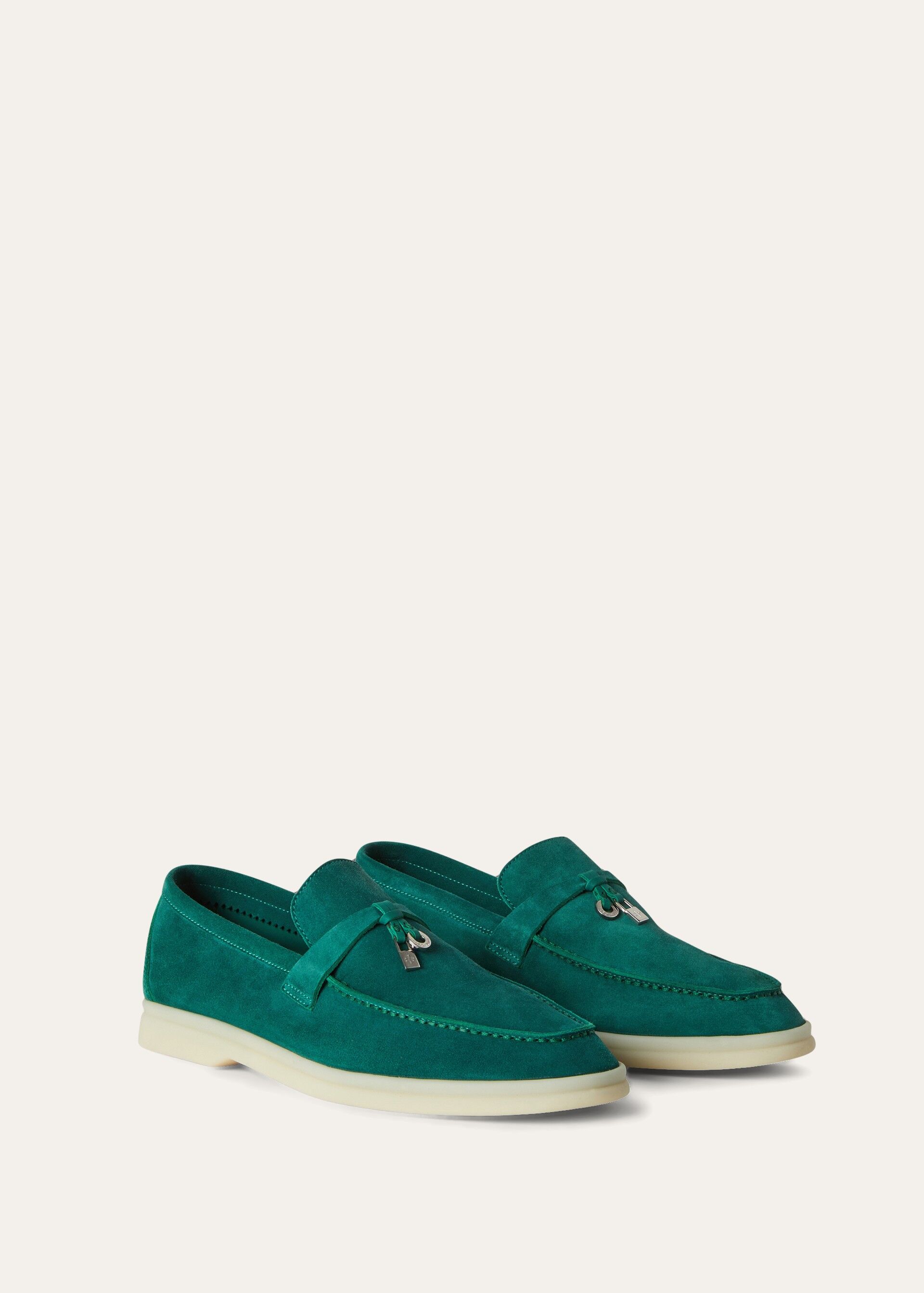 Summer Charms Walk Suede Moccasin - Forest Leaves