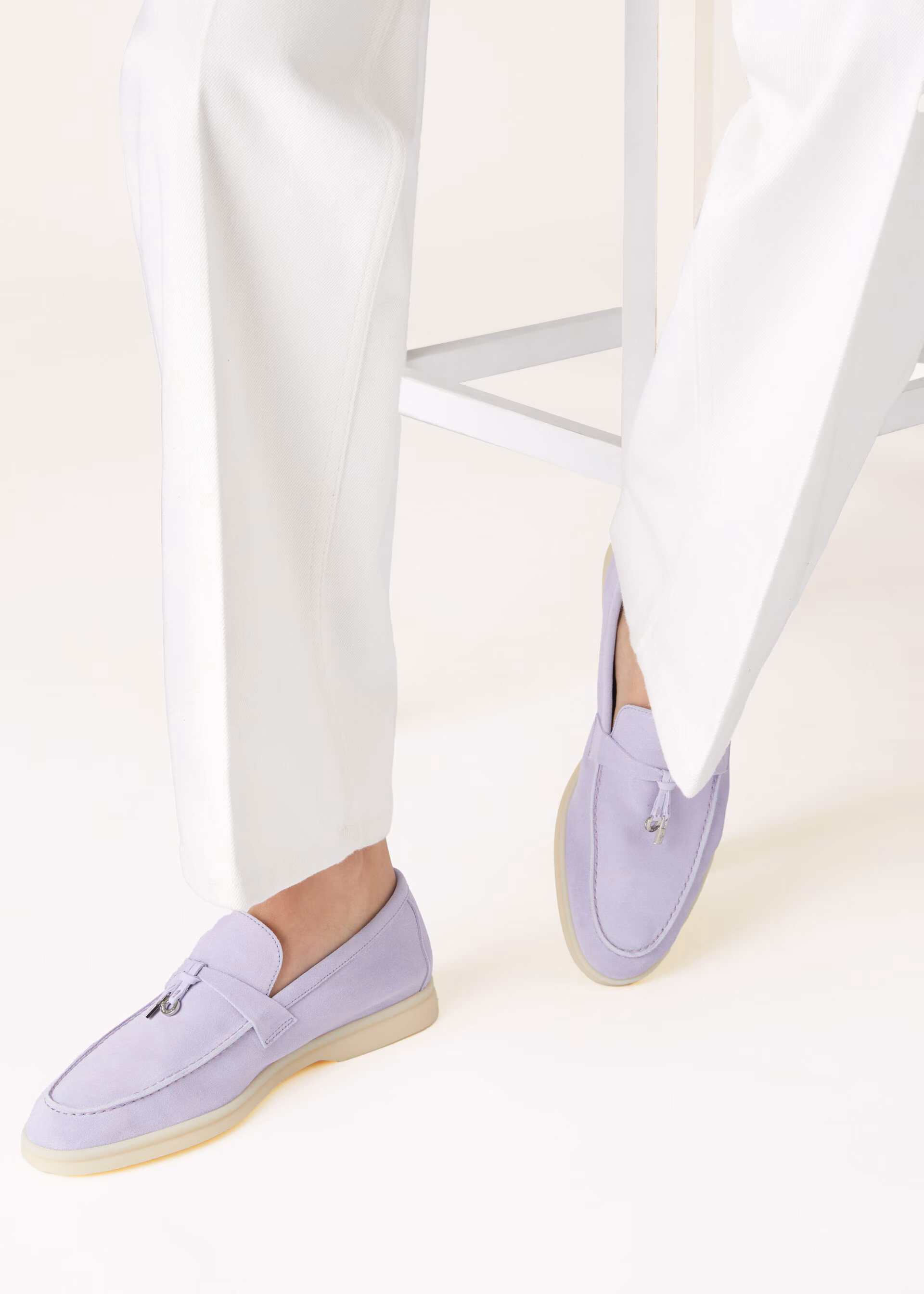 Summer Charms Walk Suede Moccasin - Lilac Wagasa