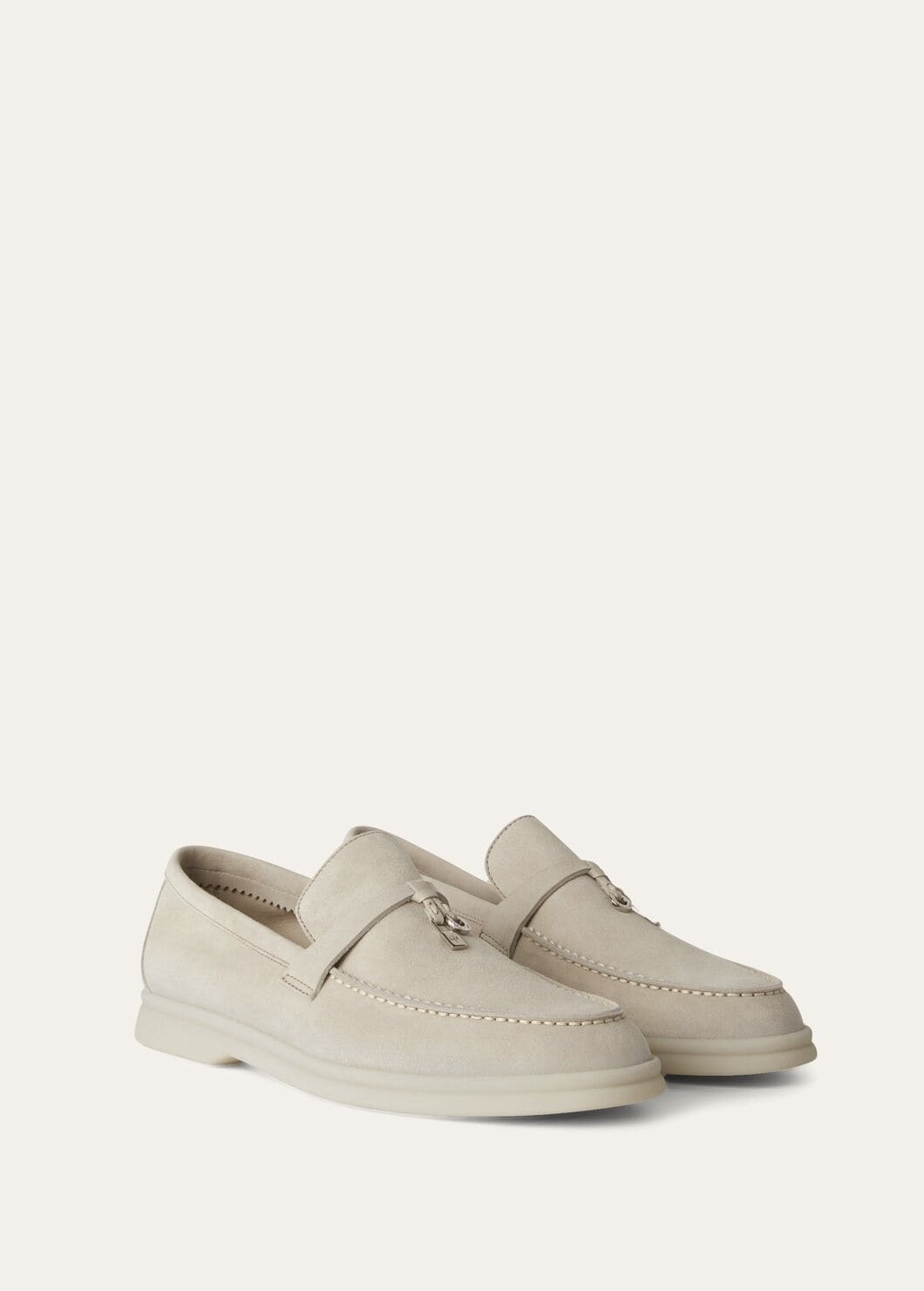 Summer Charms Walk Suede Moccasin - Pearl Powder A760